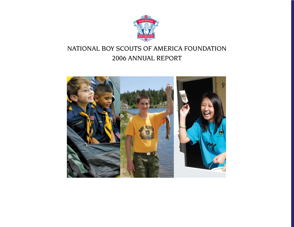 National Boy Scouts of America Foundation 2006 Annual Report