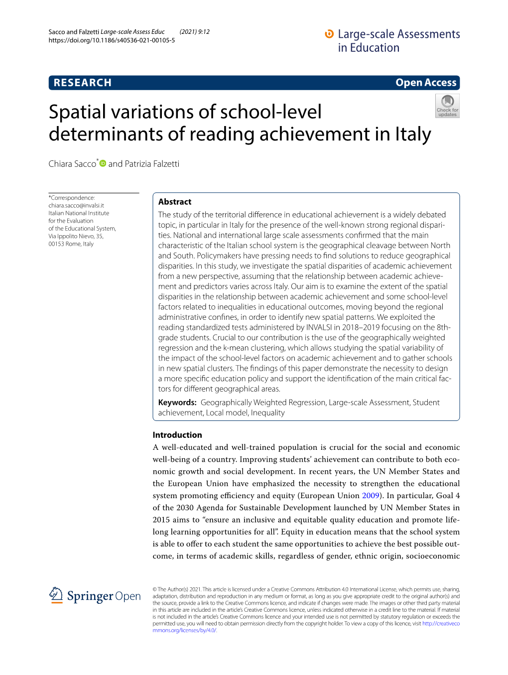 Spatial Variations of School-Level Determinants of Reading