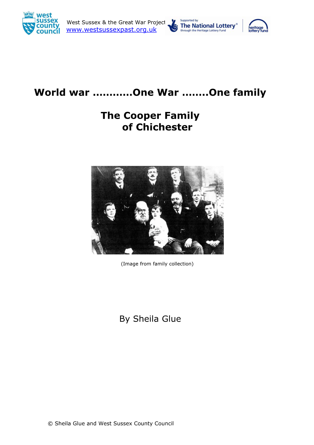 The Cooper Family of Chichester