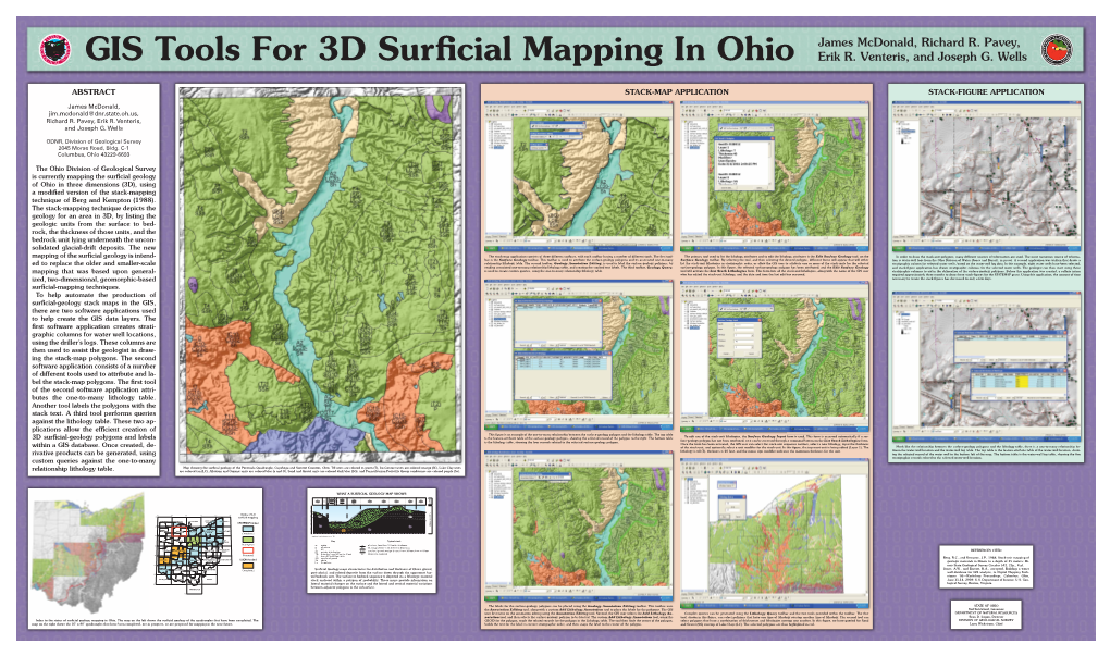 GIS Tools for 3D Surficial Mapping in Ohio