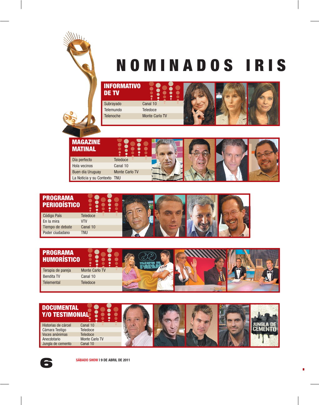 Nominados Iris