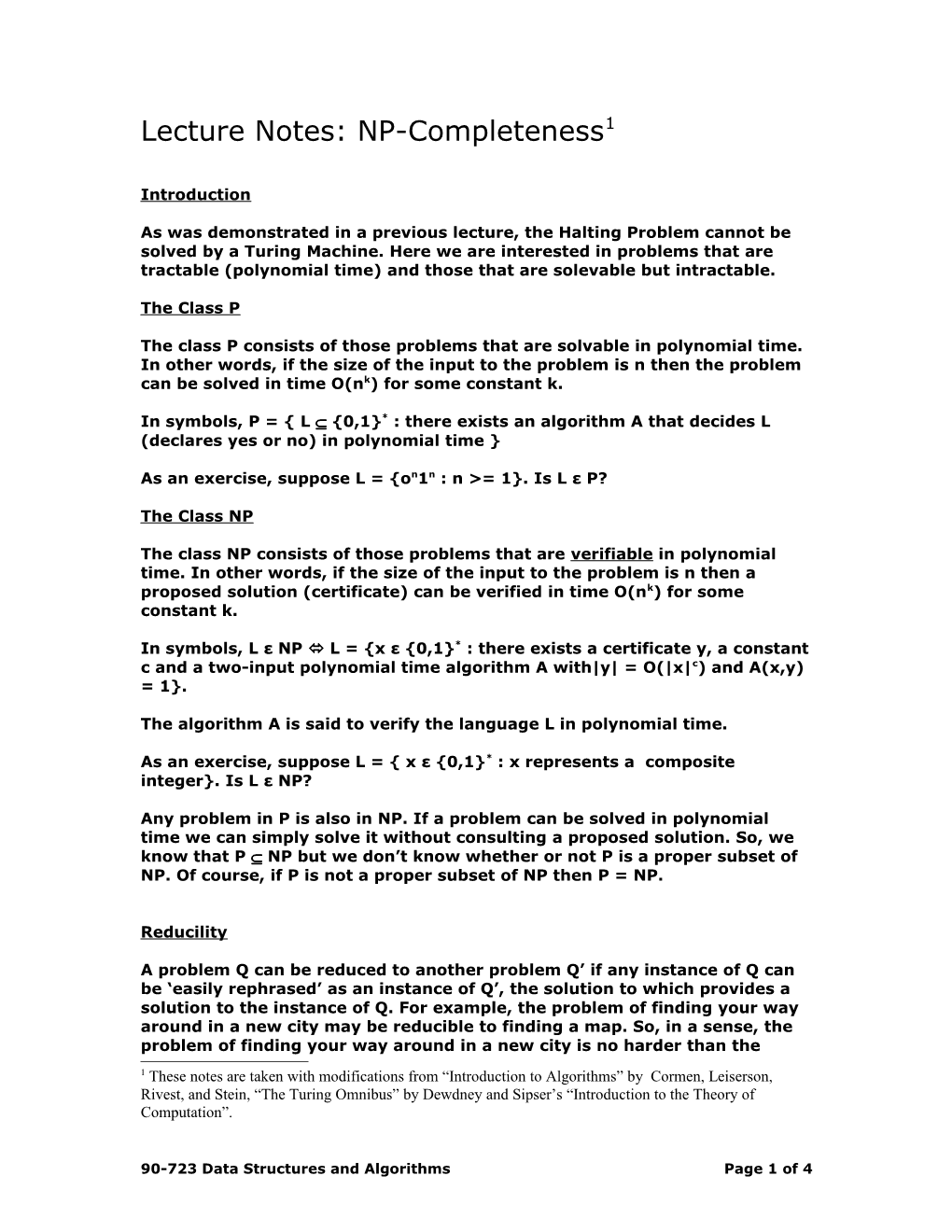 Lecture Notes: Finite-State Machines (1) s1