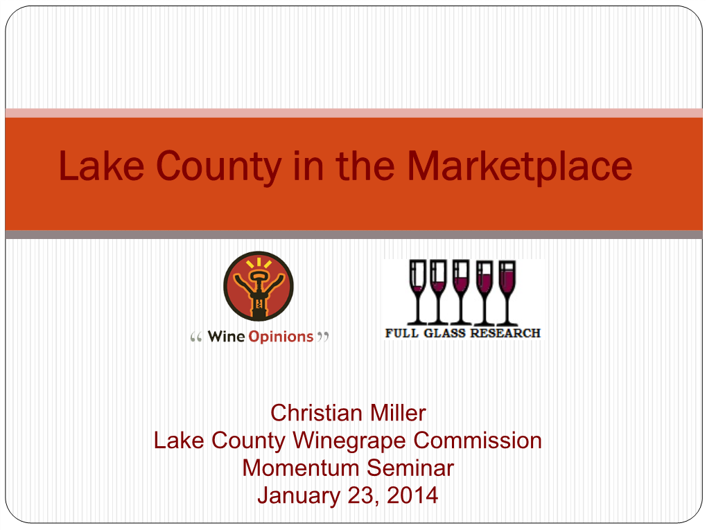 Definitions and Concepts in the Wine Industry