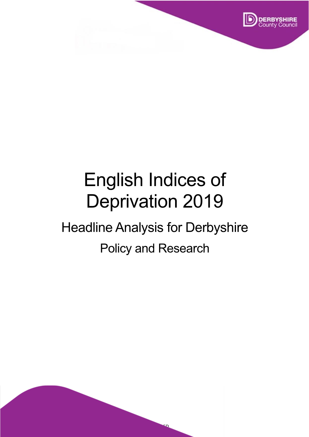Indices of Deprivation (2019)