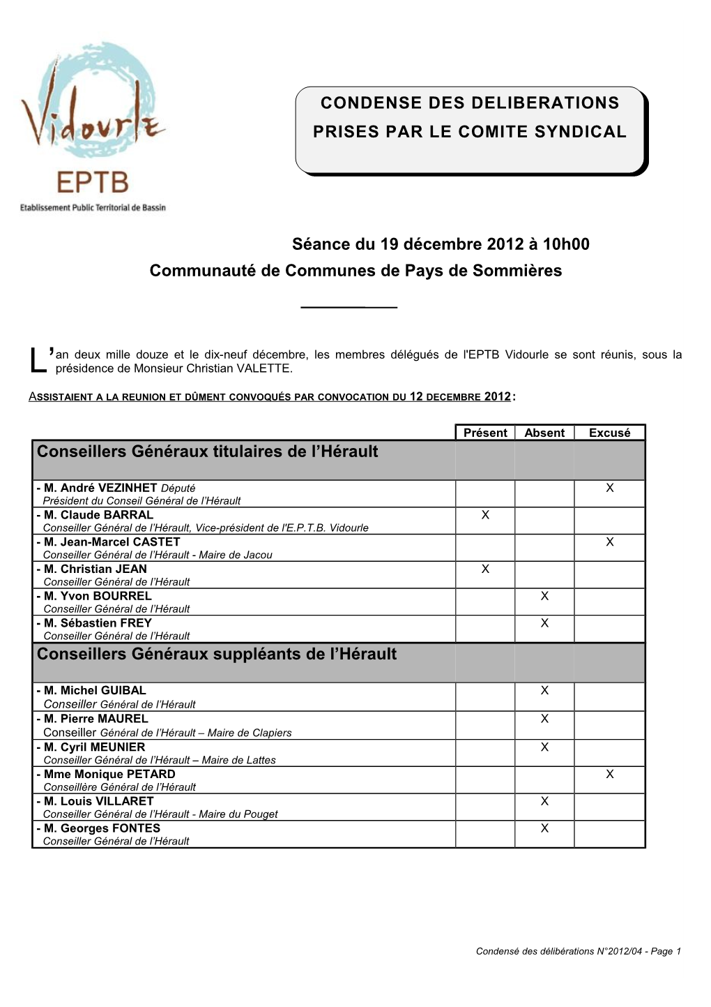 Départements Du Gard Et De L'hérault