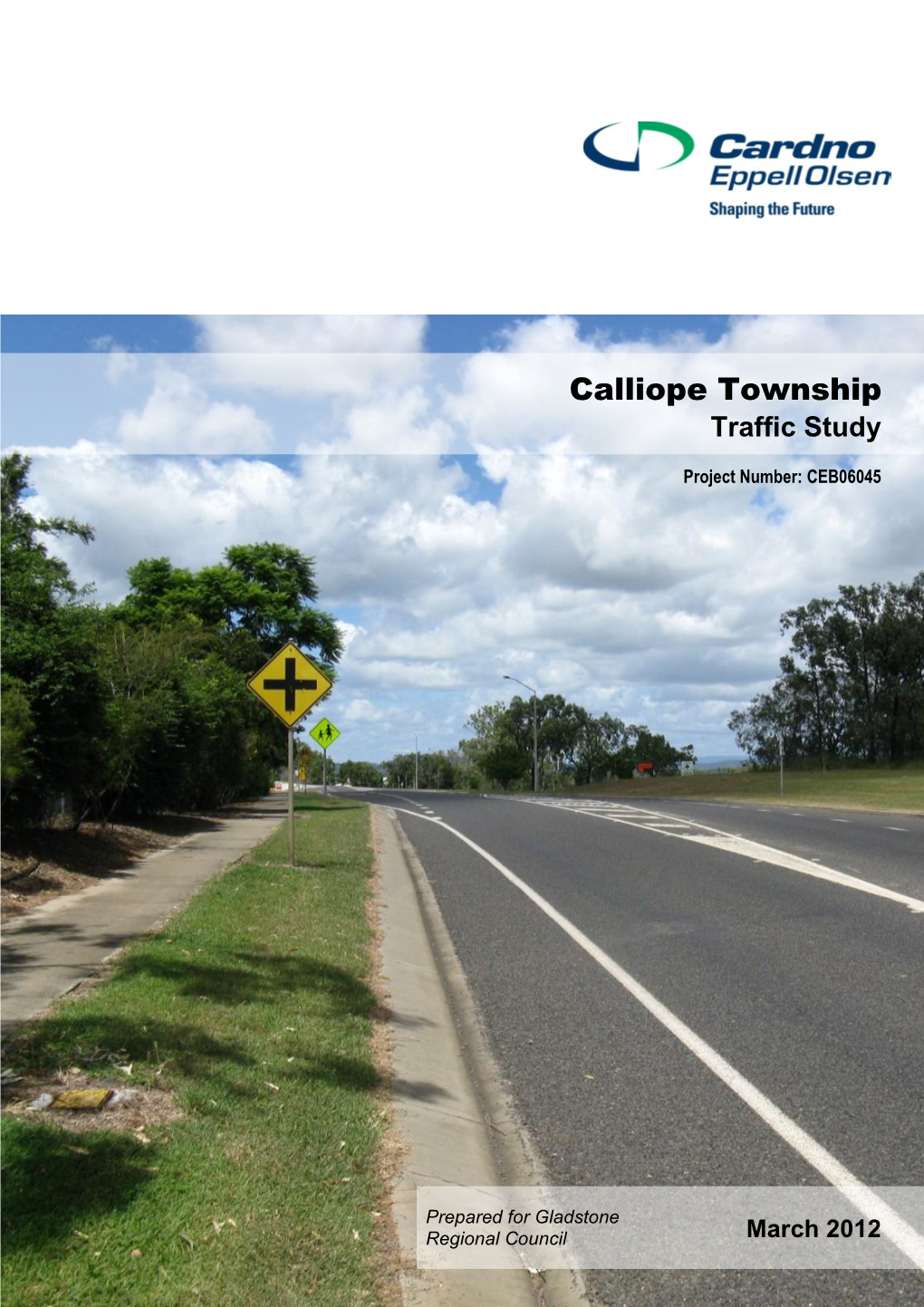 Calliope Township Traffic Study Report 2012