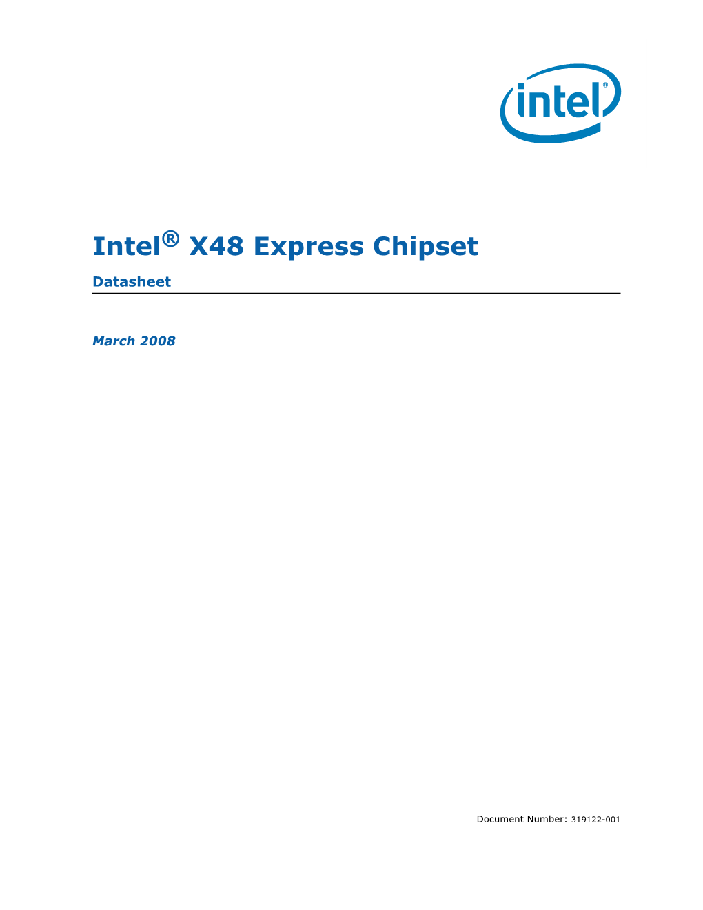 Intel® X48 Express Chipset Datasheet