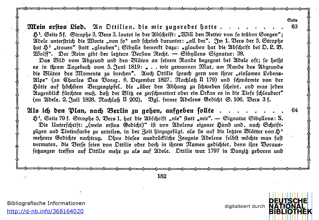 Als Ich Den Plan, Nach Berlin Zu Gehen, Aufgeben Sollte 64 Jp1, Seite 79 F