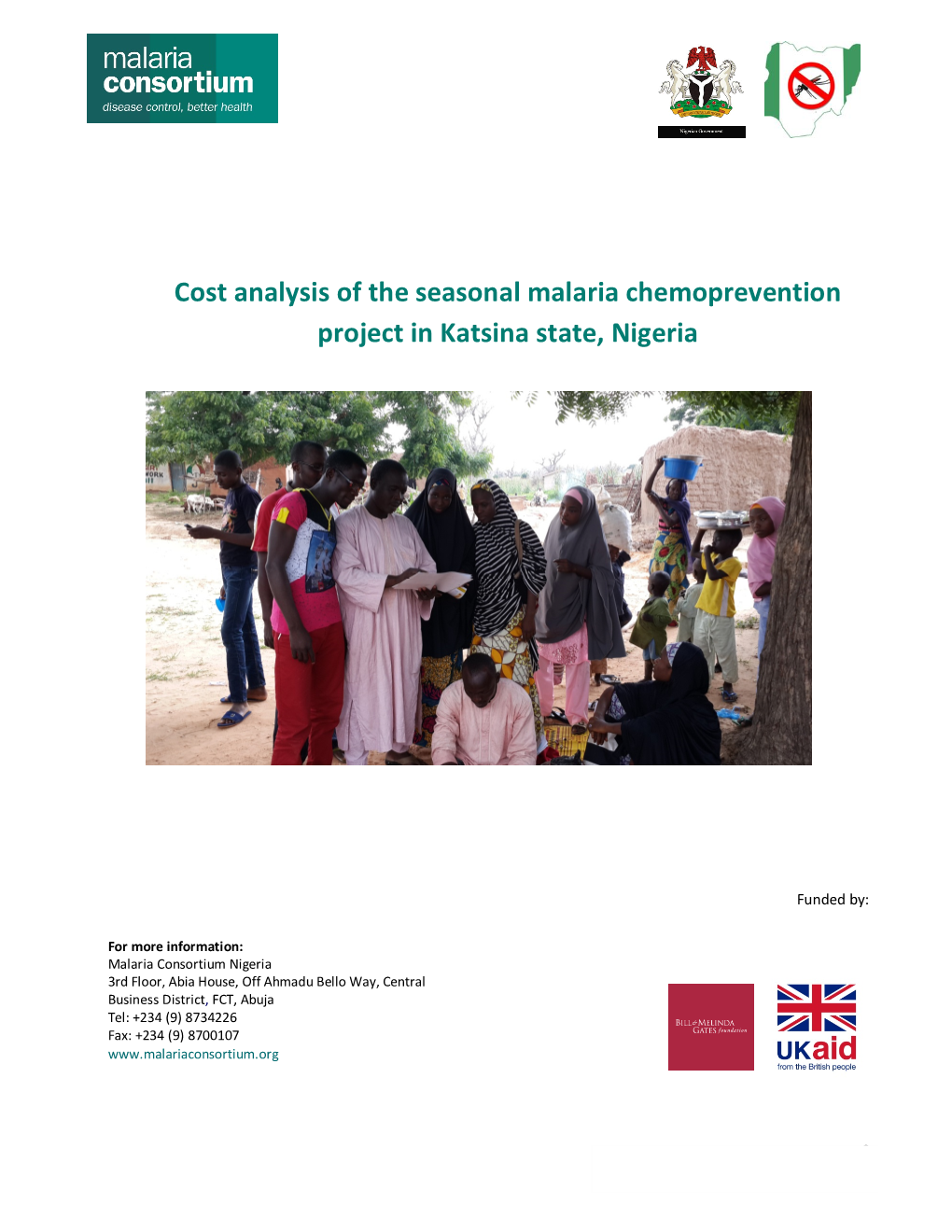 Cost Analysis of the Seasonal Malaria Chemoprevention Project in Katsina State, Nigeria