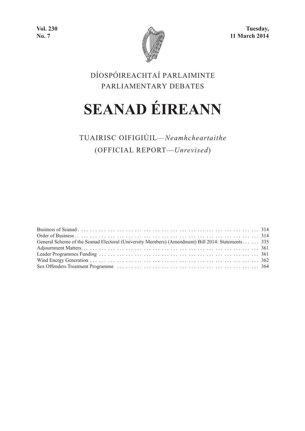 Seanad Éireann