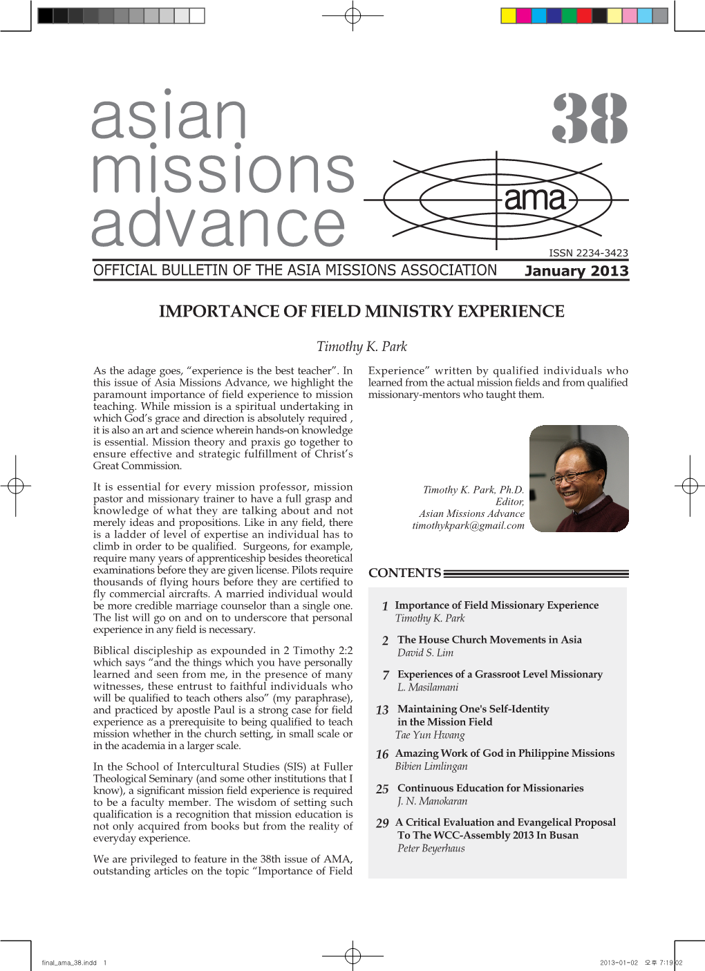 Asian Missions Advance Merely Ideas and Propositions
