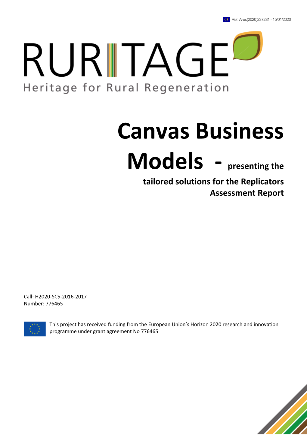 D3.3. Canvas Business Models