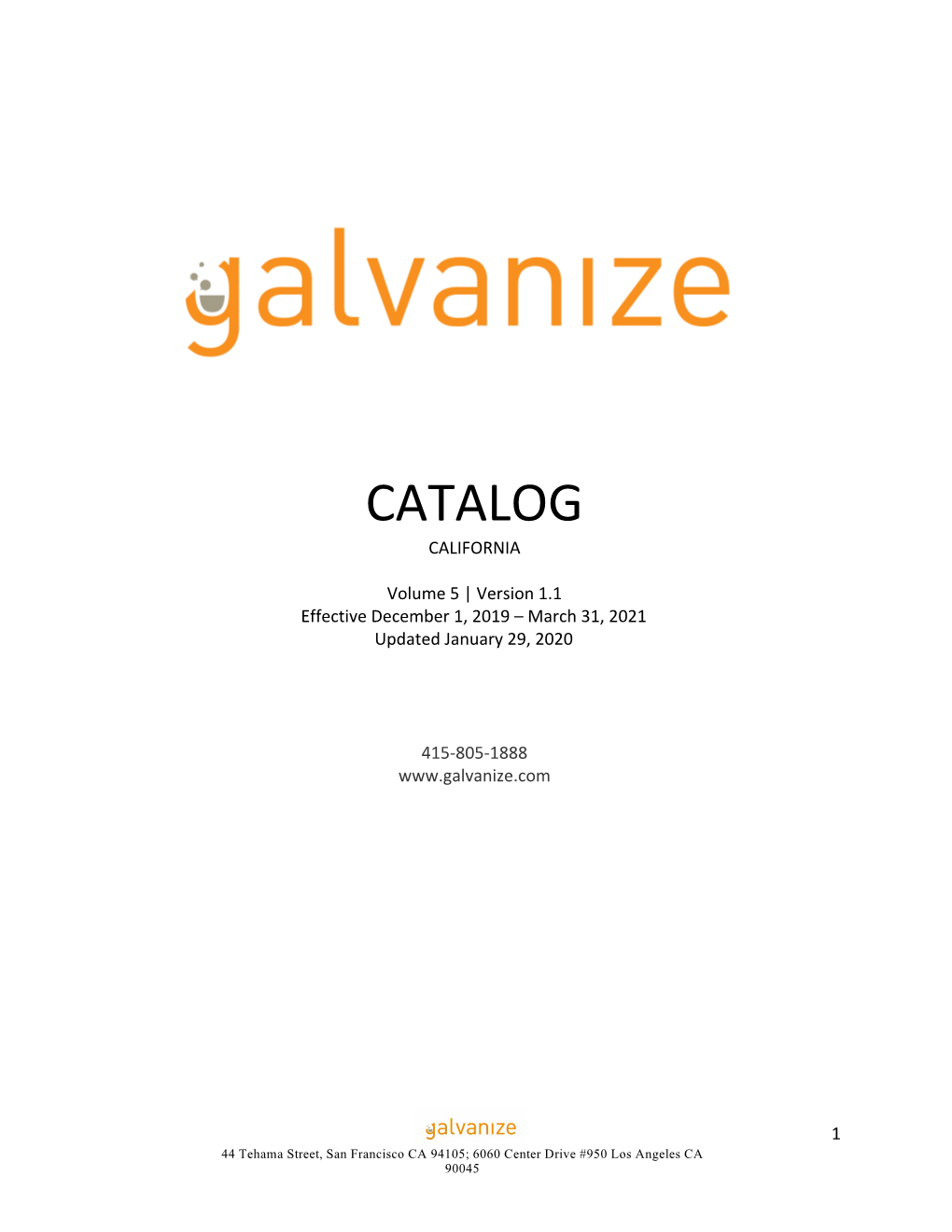 Catalog California