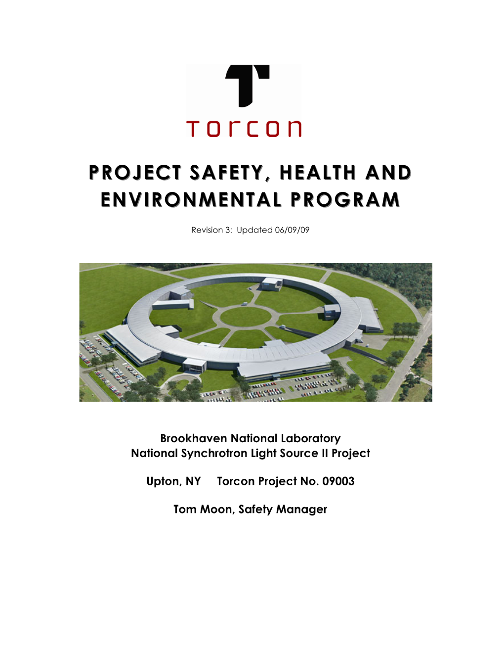 Project Safety, Health and Environmental Program