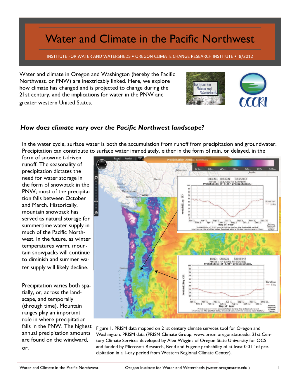 Water and Climate in the Pacific Northwest