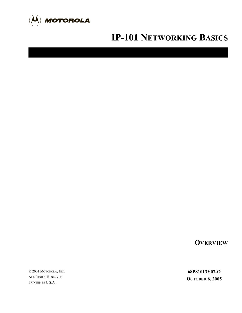 Ip-101 Networking Basics