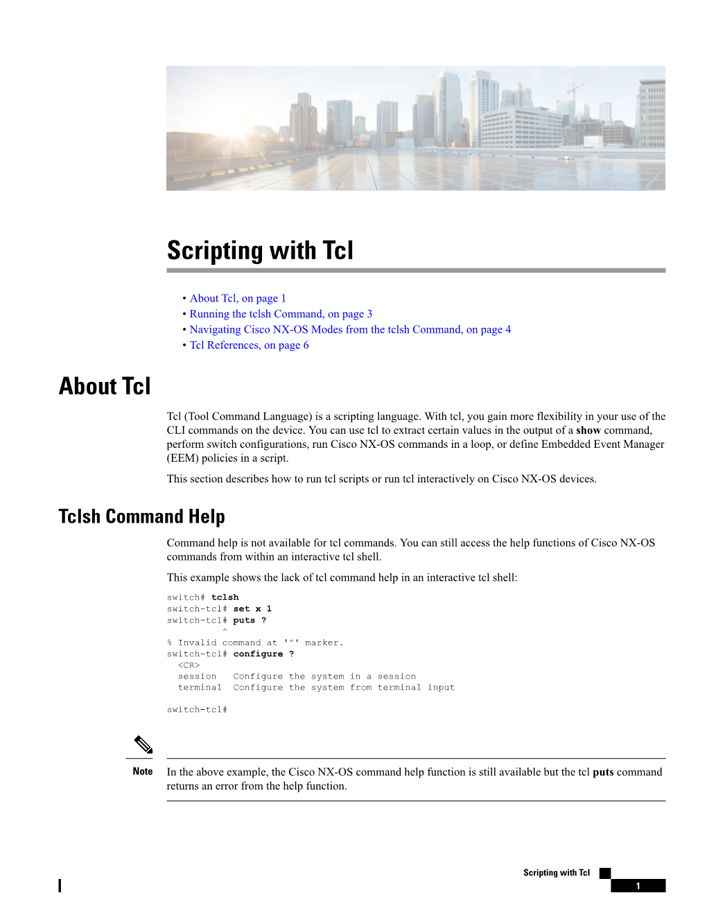 Scripting with Tcl