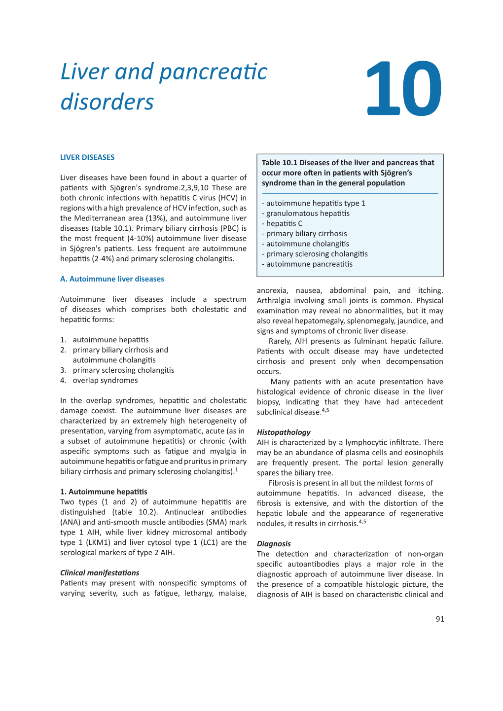 Liver and Pancreafic Disorders