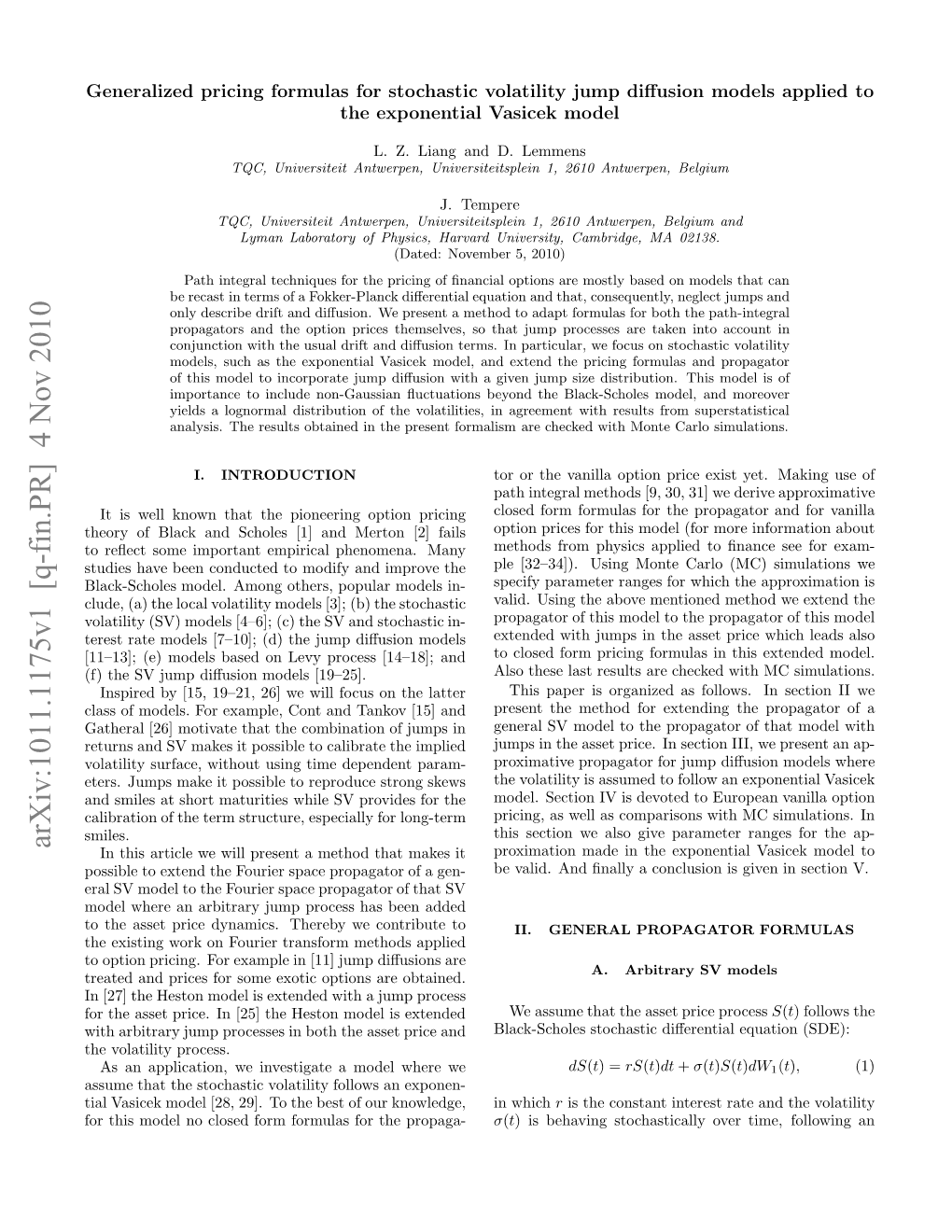 Generalized Pricing Formulas for Stochastic Volatility Jump Diffusion