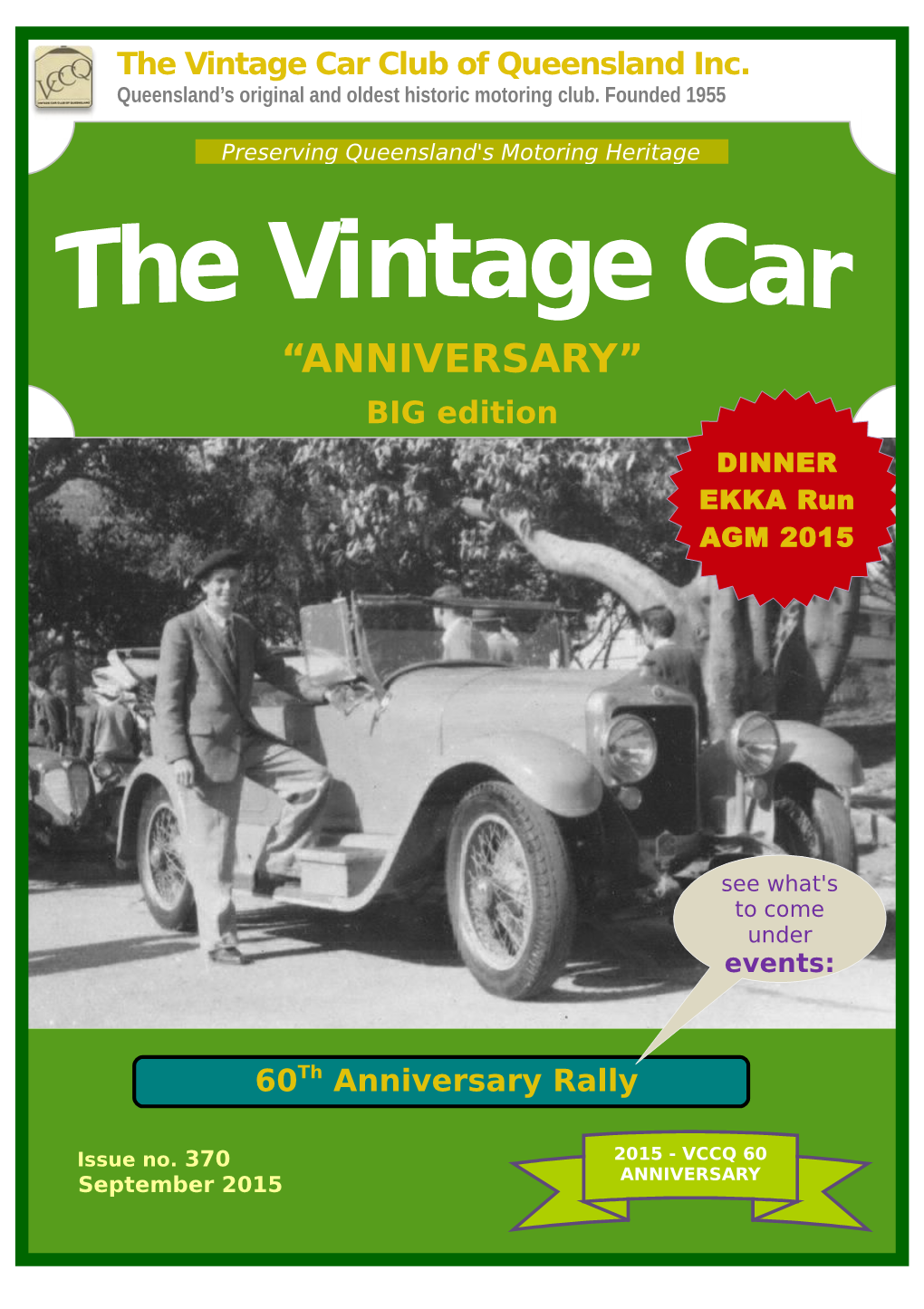 The Vintage Car Club of Queensland Inc