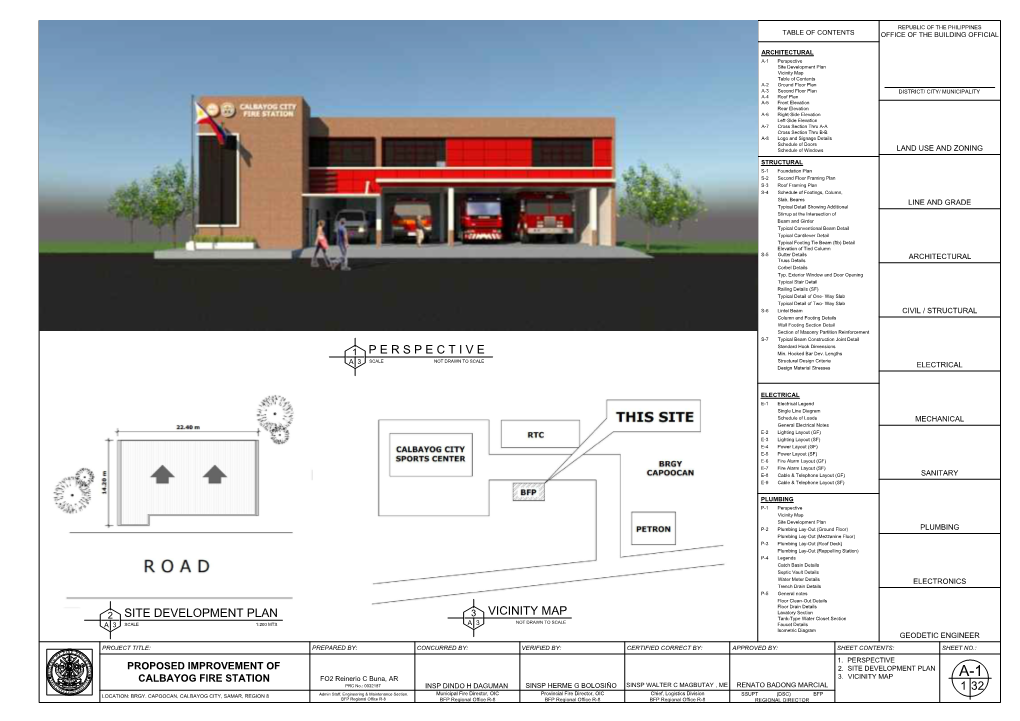 1 32 P E R S P E C T I V E Site Development Plan Vicinity