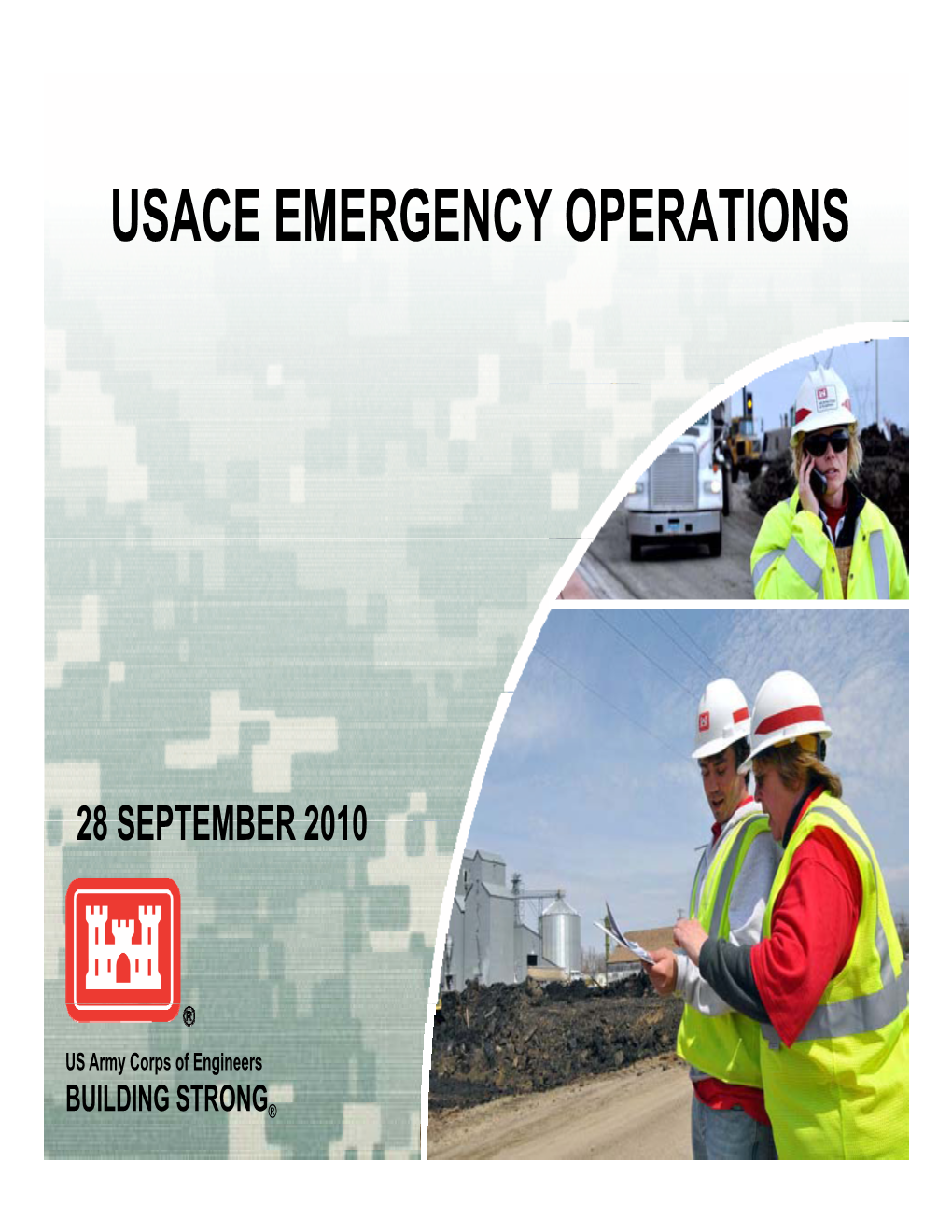 Usace Emergency Operations