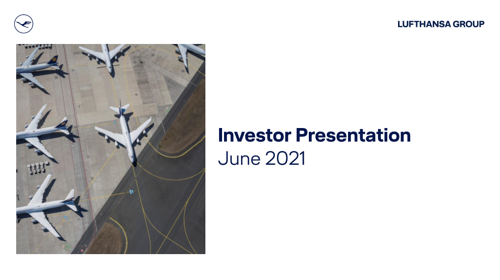 Investor Presentation June 2021 Disclaimer