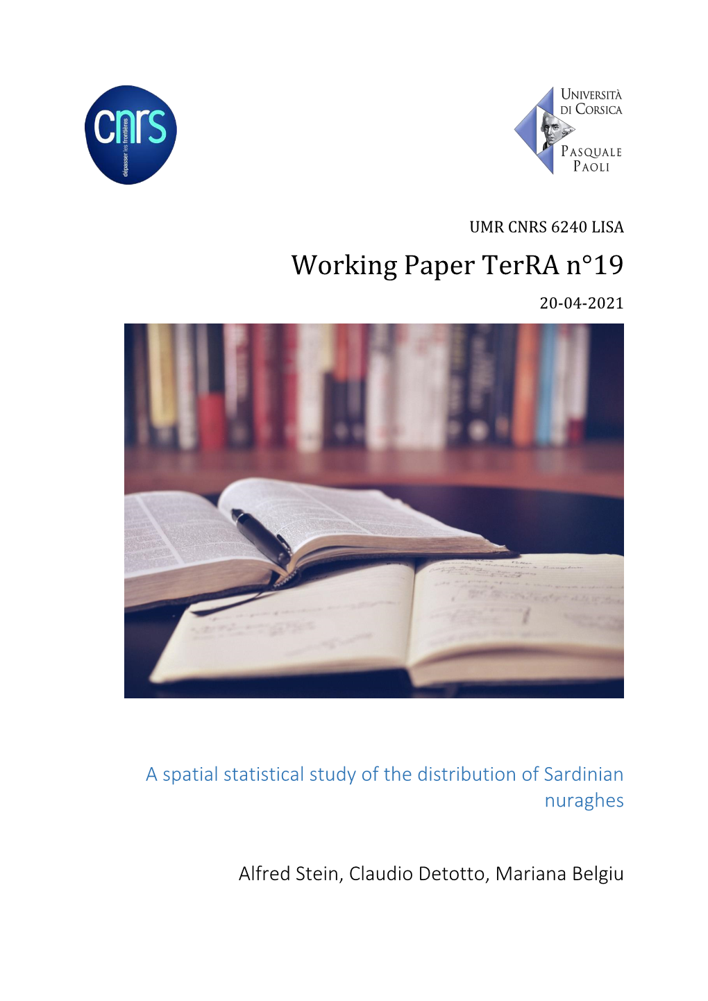 Working Paper Terra N°19