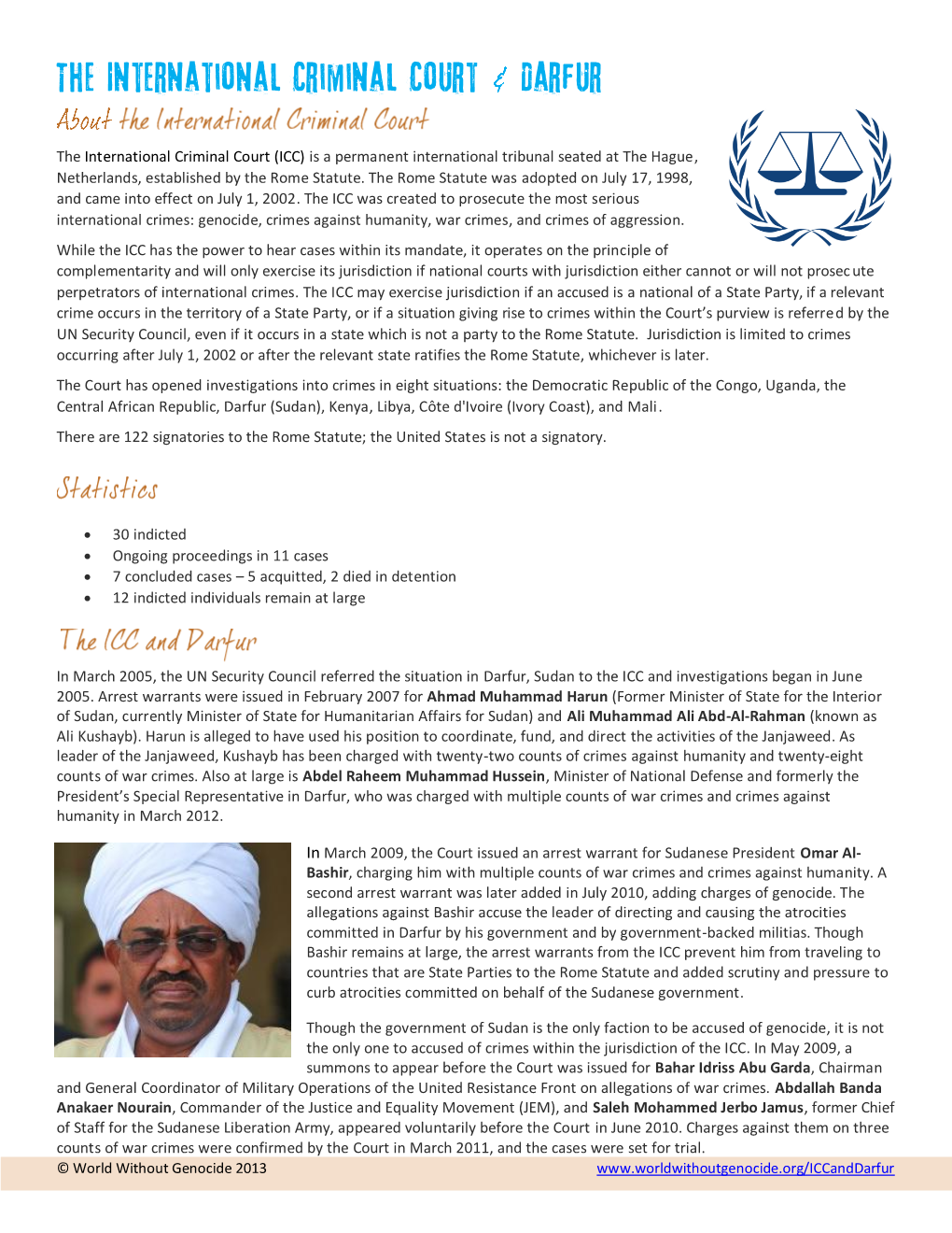 The International Criminal Court Darfur