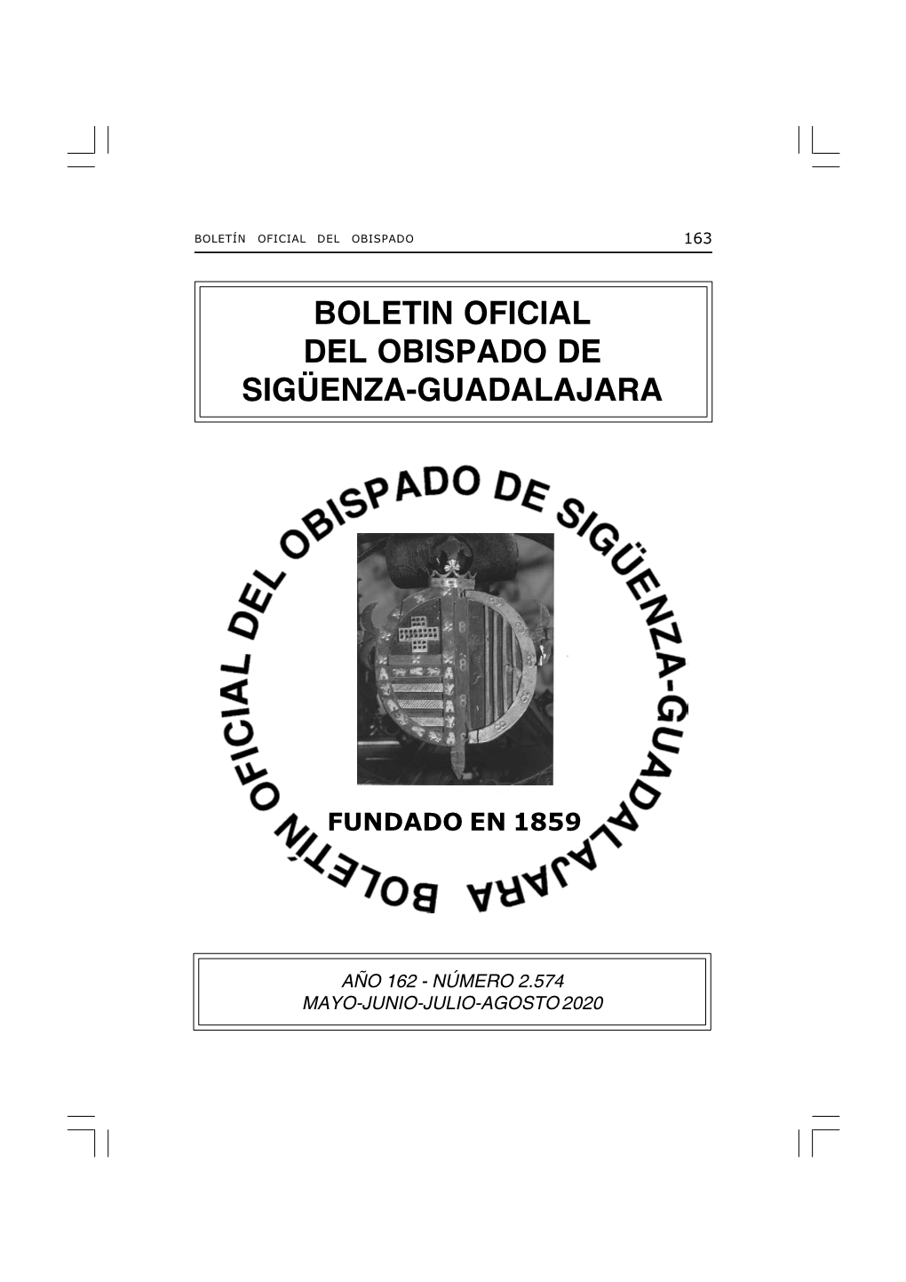 Boletin Oficial Del Obispado De Sigüenza-Guadalajara