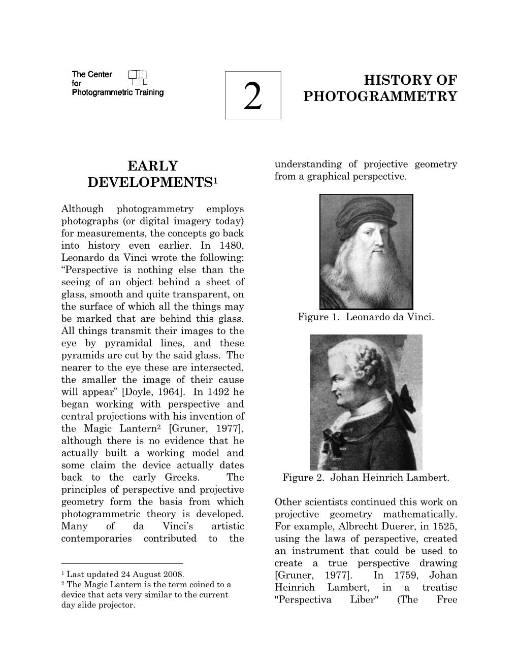 A History of Photogrammetry