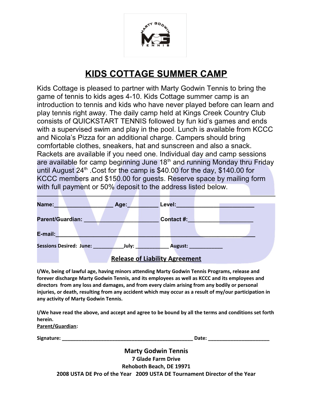 Kids Cottage Summer Camp