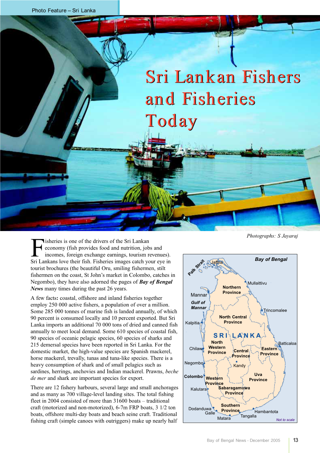 Sri Lankan Fishers and Fisheries Today