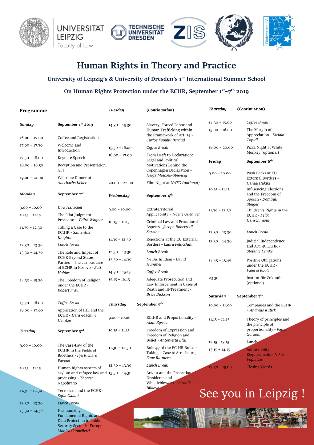 University of Leipzig's & University of Dresden's 1St