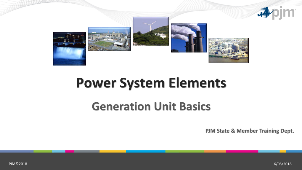 Generation Unit Basics