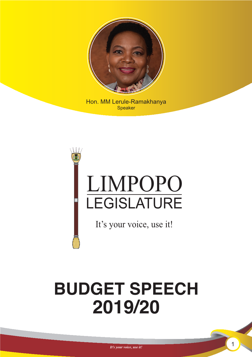 Budget Speech 2019/20