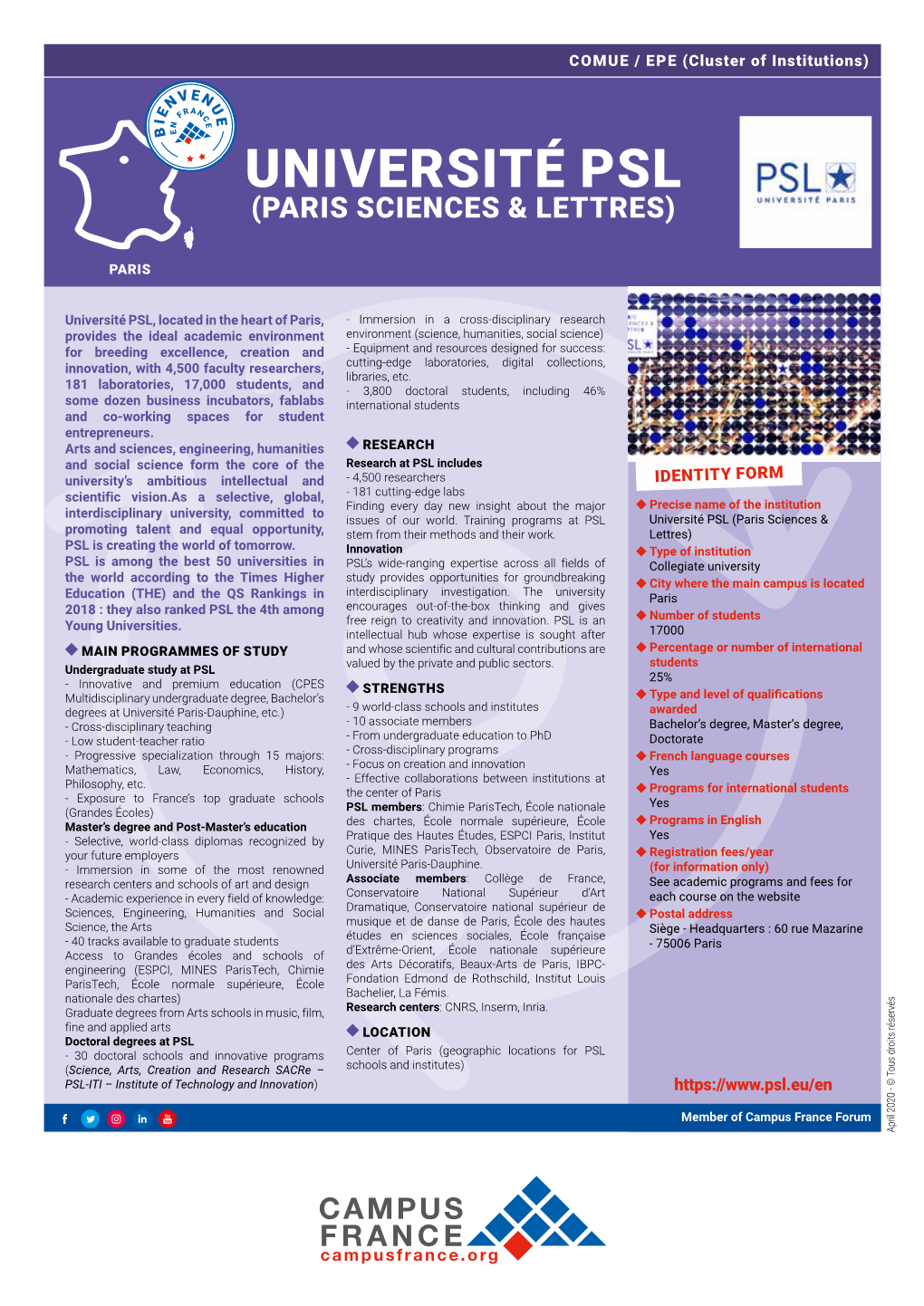 Paris Sciences Lettres