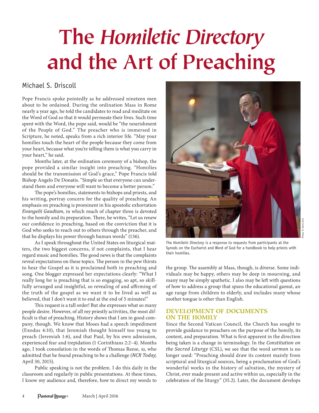 The Homiletic Directory and the Art of Preaching Michael S