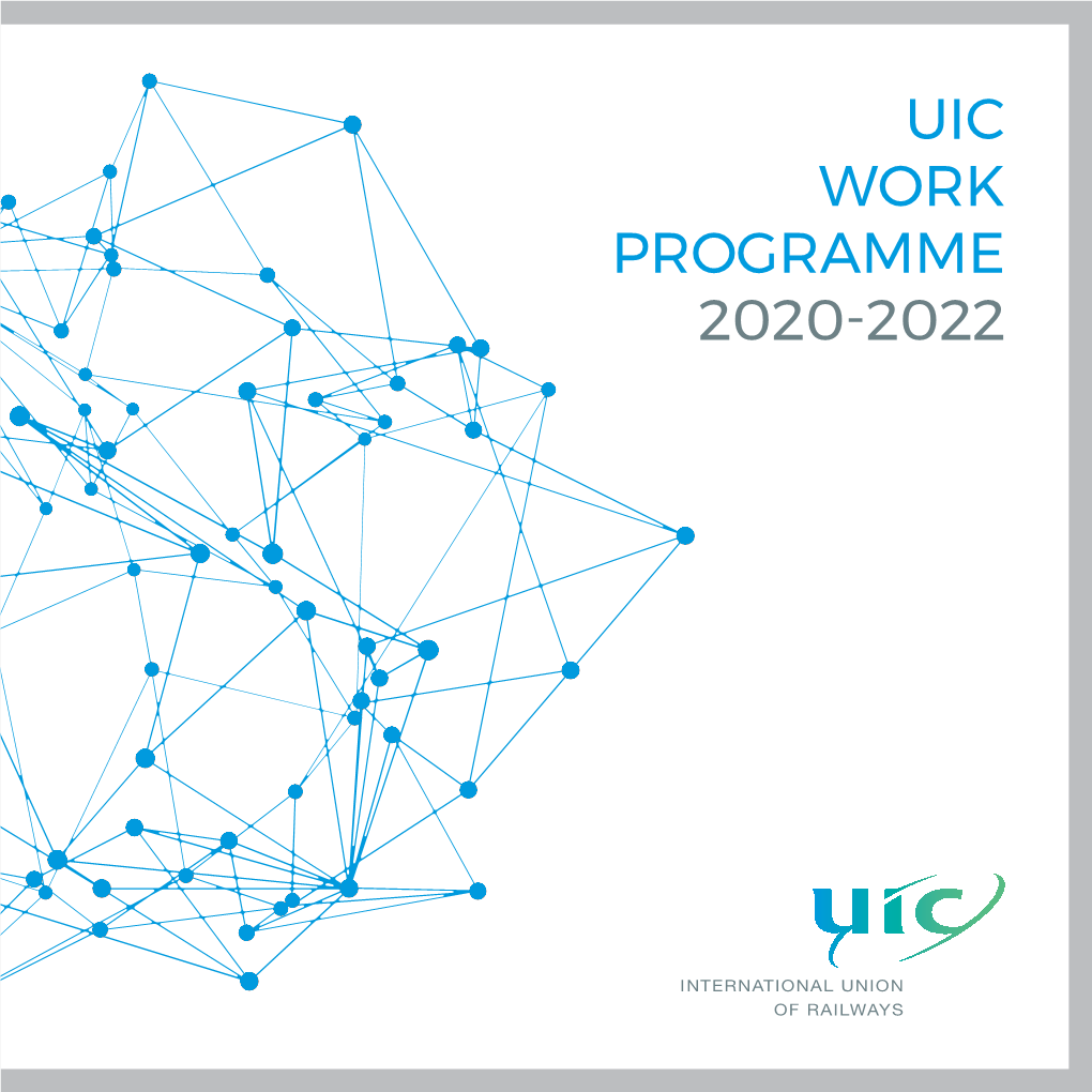 Uic Work Programme 2020-2022