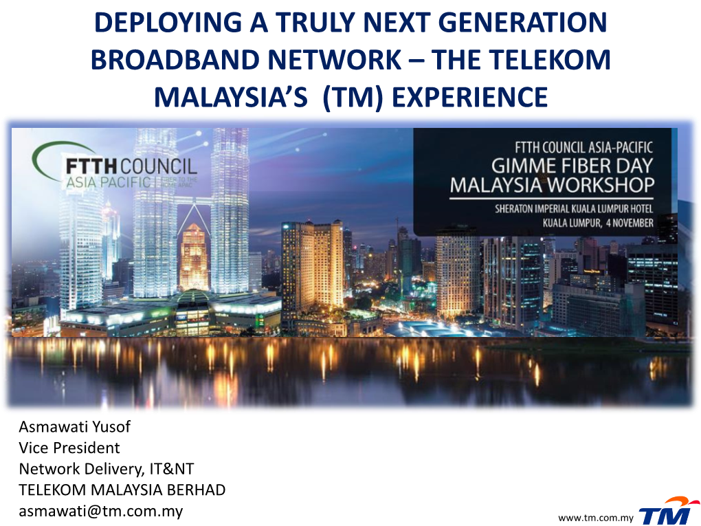 The Telekom Malaysia's (Tm)