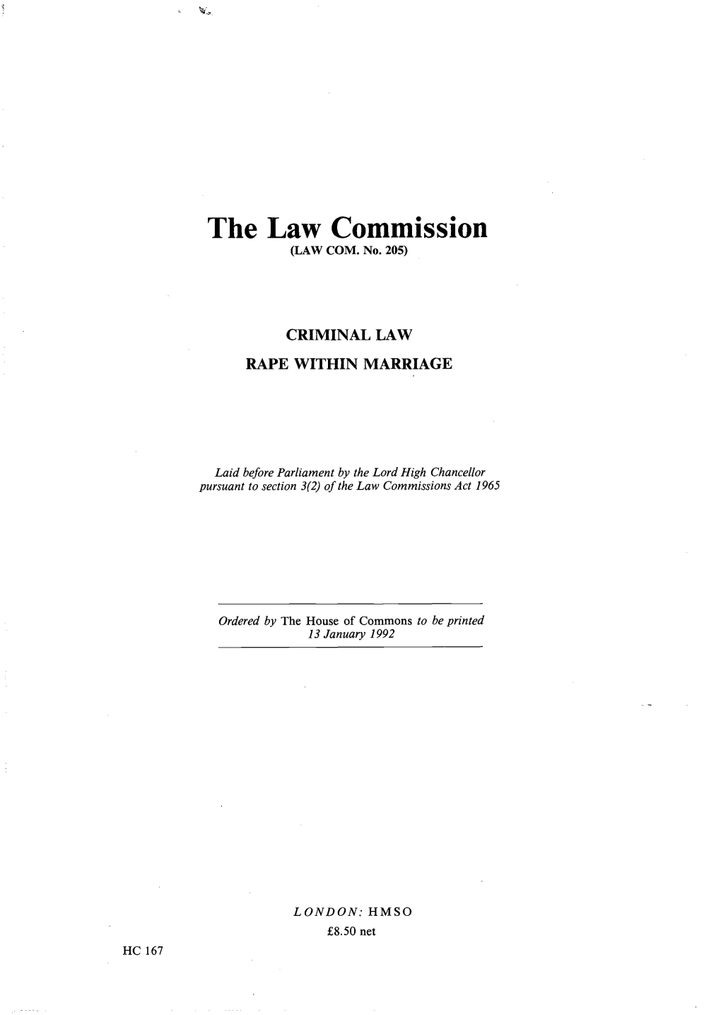 The Law Commission (LAW COM