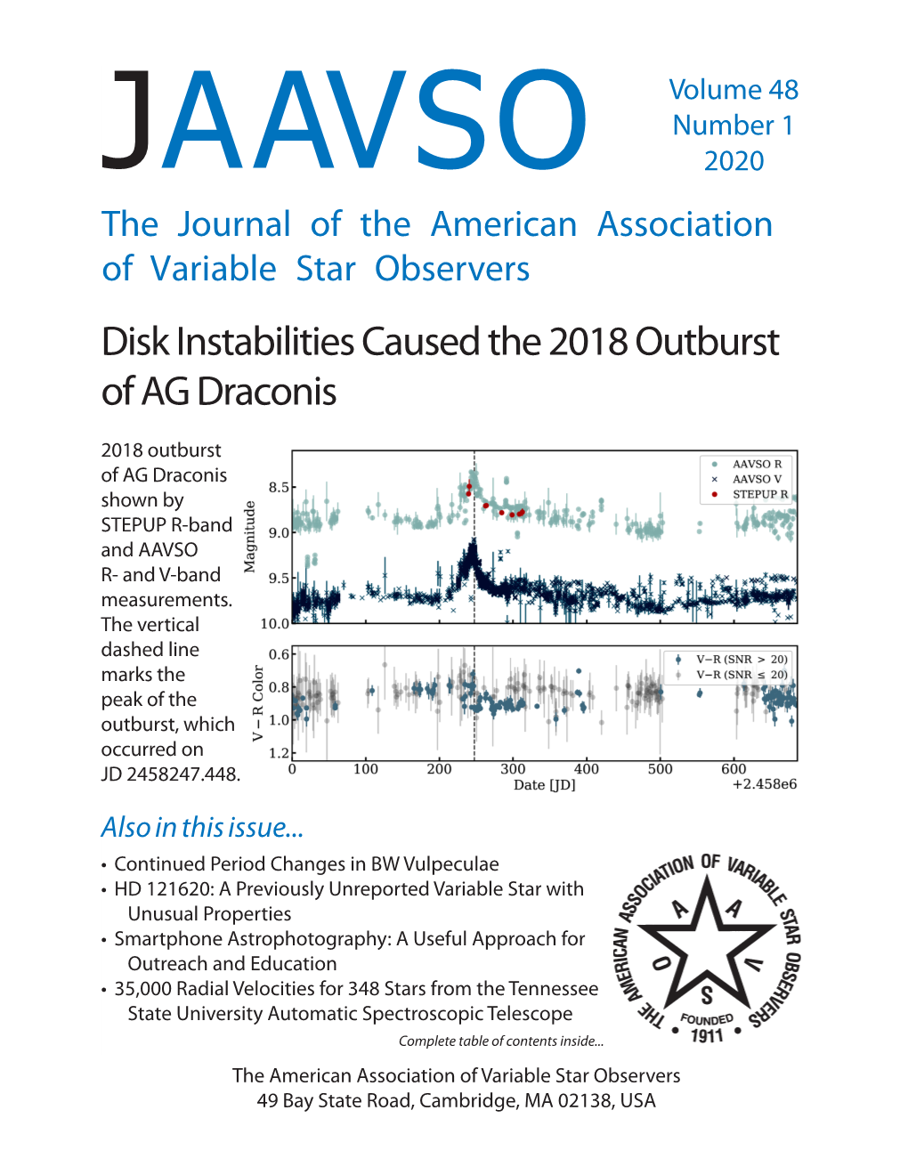 Disk Instabilities Caused the 2018 Outburst of AG Draconis