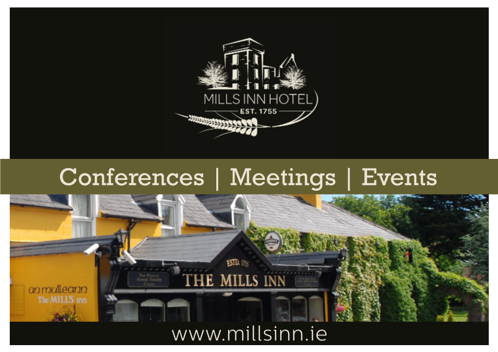 Conference Brochure the Mills