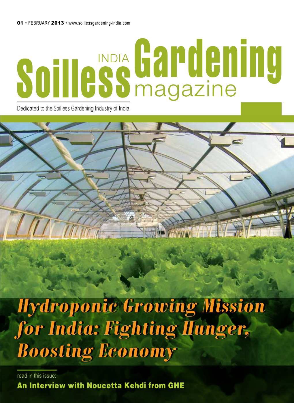 Hydroponic Growing Mission for India: Fighting Hunger, Ms