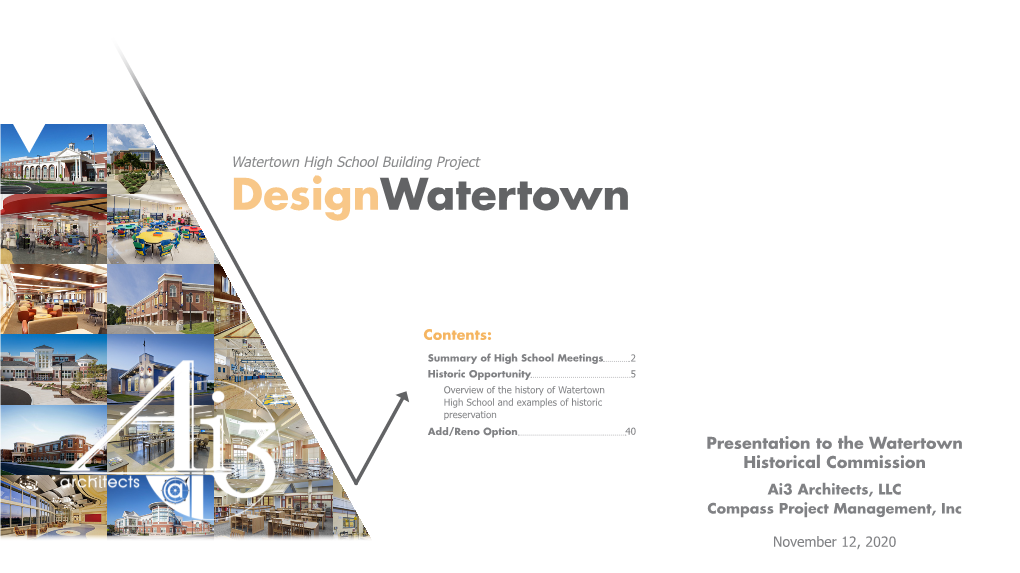 Watertown High School Building Project Designwatertown