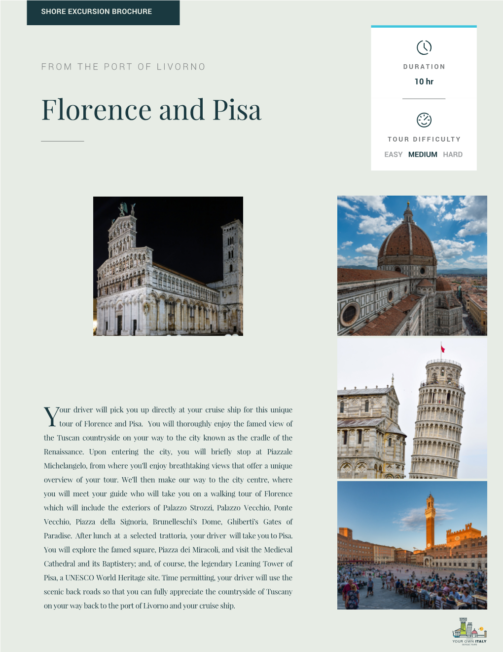 Florence and Pisa