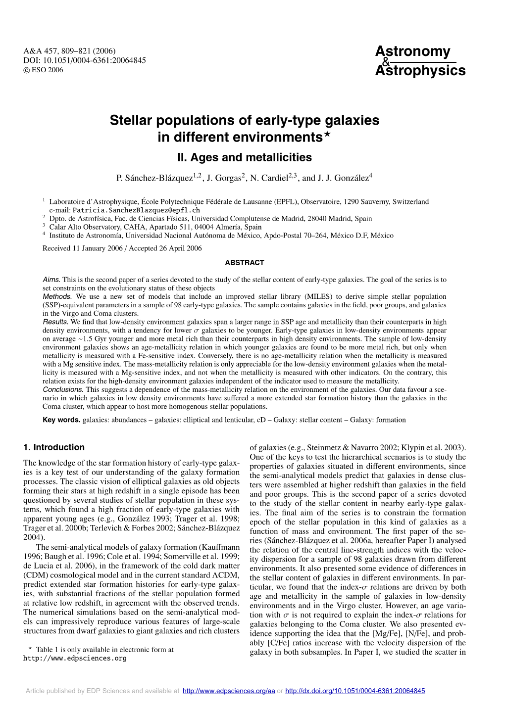 Stellar Populations of Early-Type Galaxies in Different Environments� II