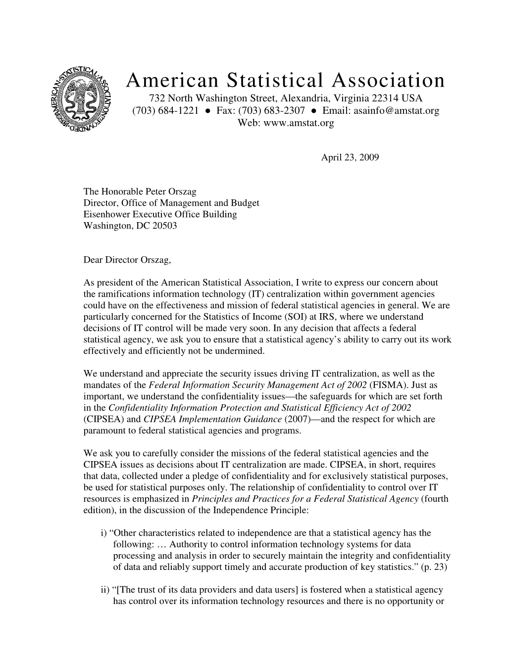 American Statistical Association