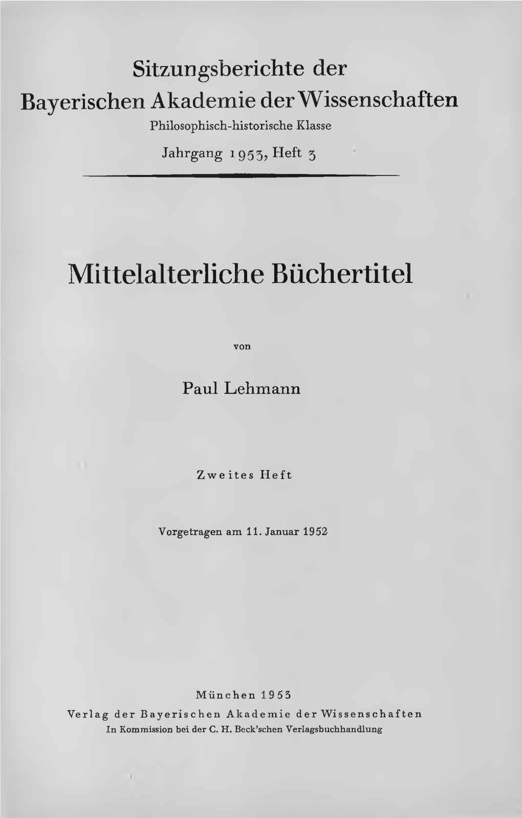 Mittelalterliche Büchertitel