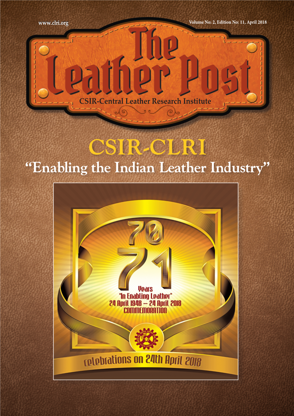 CSIR-CLRI “Enabling the Indian Leather Industry”
